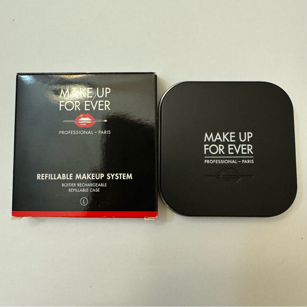 5/$25! Make Up For Ever Refillable Makeup Case Size L with Mirror